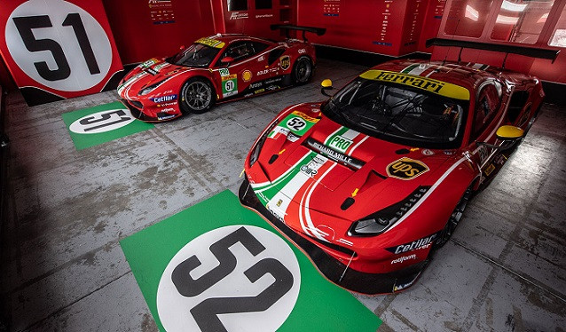 AF Corse desvela la decoración de sus Ferrari del WEC