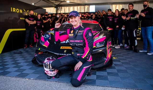 Michele Gatting, primera mujer en ganar la Ferrari Challenge Europe