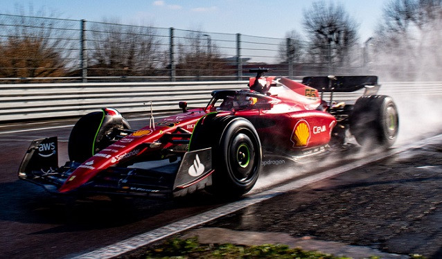 Carlos Sainz rueda en Fiorano