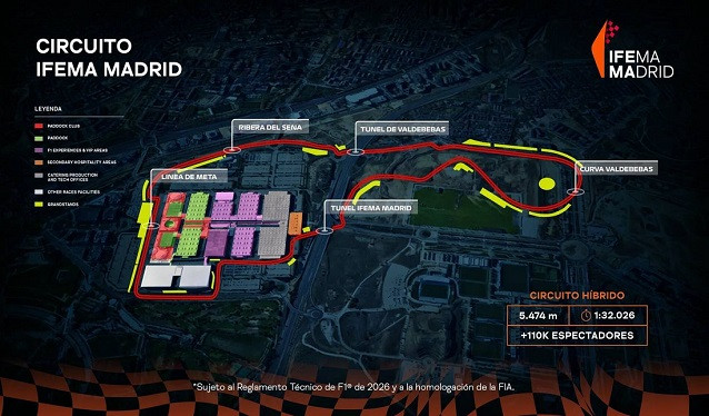 ¡Oficial! Madrid volverá al calendario de la Fórmula 1 en 2026