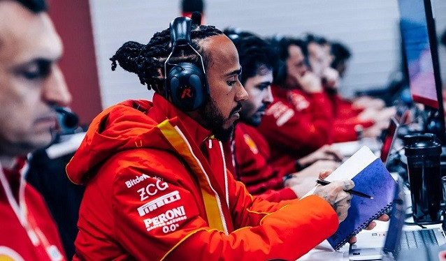 Segundo día de pruebas de Ferrari en Montmeló