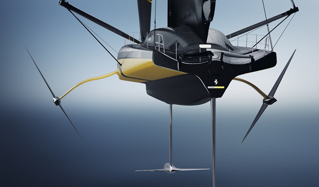 Ferrari Hypersail, diseñado para surcar los mares