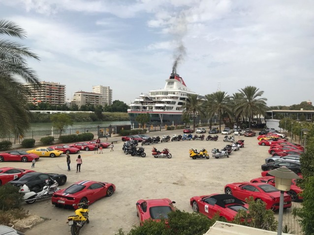 Gymkhana Ferrari en Sevilla