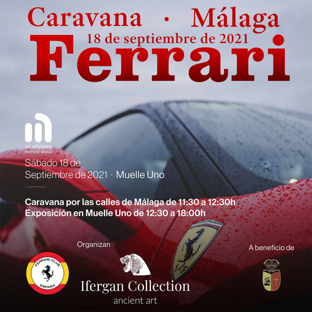 Caravana Ferrari y visita al Museo Ifergan (Málaga)