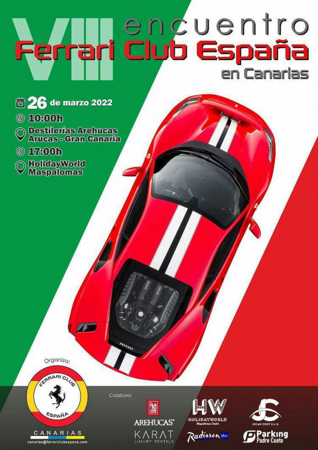 VIII Encuentro Ferrari Club España en Canarias