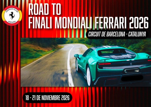 ROAD TO FINALI MONDIALI FERRARI 2026 No Socios FOC desde